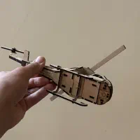 ماکت چوبی هلیکوپتر بل