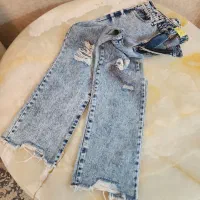 شلوار لی زاپ دار خارجی سایز 40 نو