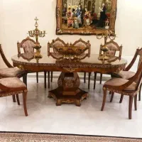 آینه کنسول چوبی مازول برنز بوفه میز تی وی ورق طلا|بوفه، ویترین، کنسول|تهران, تهرانپارس شرقی|دیوار
