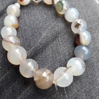 دستبند اوپال طبیعی تراش کهنه