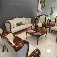 مبل نفس همراه جلومبلی عسلی