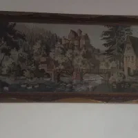 دو عدد قاب بزرگ منظره به فروش میرسد|تابلو فرش|زابل, |دیوار