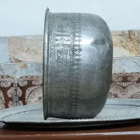 بادیه و سینی مسی|کلکسیون اشیاء عتیقه|گلپایگان, |دیوار