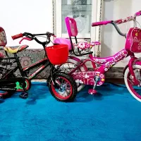 دو عدد دوچرخه سایز 16و دوازده درحدنوکادو روز دختر