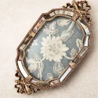 سینی فوق لاکچری آینه کاری شده