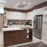 کابینت و کمد دیواری و درب چوبی|آب‌چکان و نظم‌دهنده ظروف|قم, نیروگاه|دیوار