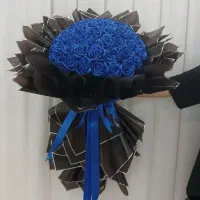 دسته گل روبانی