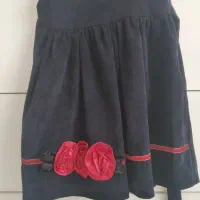 پیراهن مخمل مجلسی دخترانه خارجی