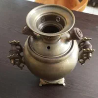 سماور ذغالی برنجی|قوری، کتری، قهوه‌ساز دستی|تهران, آذربایجان|دیوار