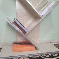 قفسه کتاب جنس ام دی اف|کتابخانه، شلف، قفسه‌های دیواری|الیگودرز, |دیوار