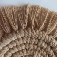 زیر لیوانی مکرومه گرد|صنایع دستی و سایر لوازم تزئینی|شیراز, درکی|دیوار