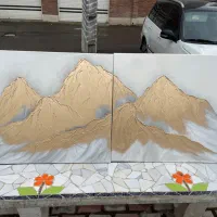 سه لت در طرح های متفاوت|تابلو، نقاشی، عکس|رشت, معلم|دیوار