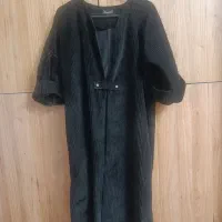 مانتومخمل آستین سه ربع سایز۲