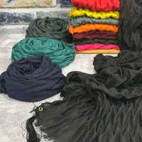 شال پلیسه منگوله دار  فقط زیر 50تومن