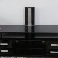 میز ال سی دی شیشه ای