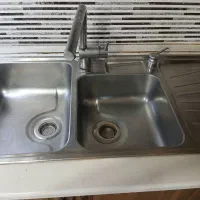 سینک ظرف شویی استیل البرز مدل ۸۱۴ روکار