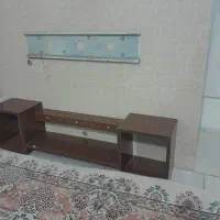 جای تی وی روی دیوار 130در90 چوب ملامین