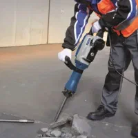 تخریب با بتن کن سبک و نیمه سنگین دستی