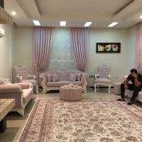 پرده توری فلت دکور مخمل
