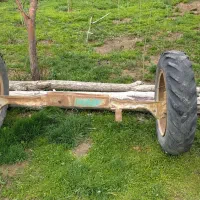 اکسل توپی رینگ و لاستیگ دو عدد زیر تریلی