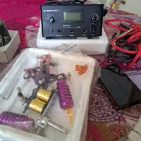 لوازم کامل تاتو بدن و صورت وبلیدینگ