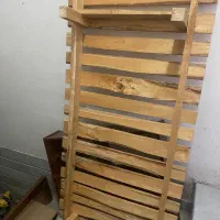 تخت خواب یک نفره چوبی