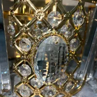 لوستر دیوارکوب کریستالی نو|لوستر و چراغ آویز|قزوین, |دیوار