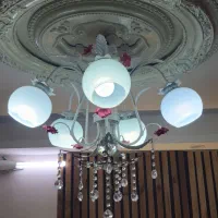 یک جفت لوستر پنج شاخه|لوستر و چراغ آویز|ری, علایین|دیوار