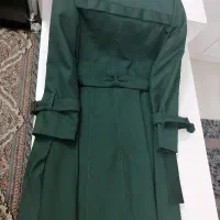 بارانی سبز پولداری رنگی بسیار زیبا و جذاب|لباس|مشهد, هنرور|دیوار