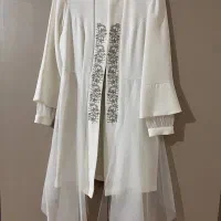 مانتو سفید مجلسی