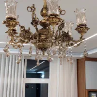 لوستر ۶ شعله آلیاژ، کاملا سالم ونو