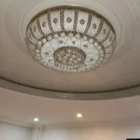 لوستر کریستالی ریموت کنترلی سایز ۸۳×۸۳
