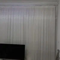 پرده پذیرایی شیک وتمیز به همراه میله