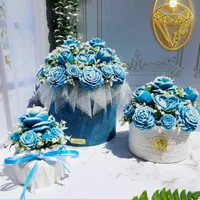 کادویی باکس گل شمع معطر هدیه روز|صنایع دستی و سایر لوازم تزئینی|یزد, |دیوار