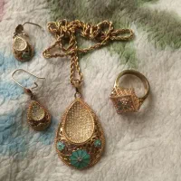 زنجیر پلاک و انگشتر ست