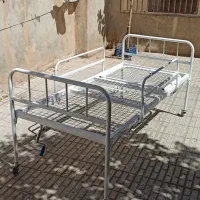 تخت بیمار تک شکن حفاظ دار