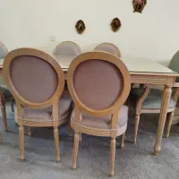 میز نهارخوری چوبی|میز و صندلی غذاخوری|تهران, نیکنام|دیوار