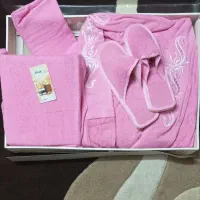 حوله تن پوش حمام 4 تکه گلباف