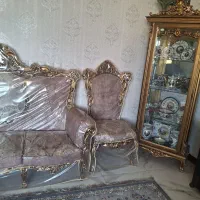 مبلمان را حتی کلاسیک با چوب راش وکم کار|مبلمان خانگی و میز عسلی|پیر بکران, |دیوار