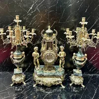 ساعت شمعدان خروسی برنز|صنایع دستی و سایر لوازم تزئینی|ری, ملکآباد|دیوار