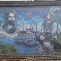 تابلو سه بعدی حضرت ابوالفضل)ع(