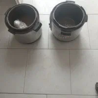 دوعدد دیگ زودپز المنت سوخته ودو عدد درب دیگ