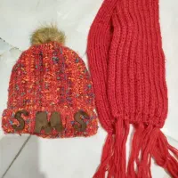 شال و کلاه بافت زمستانه