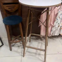 میز صندلی چوبی