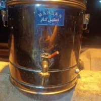 سماور برقی بزرگ استیل مهسان