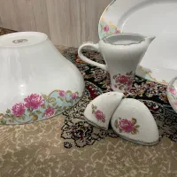 سرویس چینی ۱۸ نفره پردیس مدل سری آلما فیروزه ای|ظروف سرو و پذیرایی|تهران, شهرک بعثت|دیوار