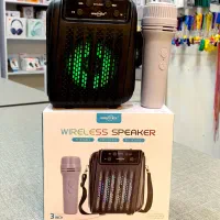 اسپیکر بلوتوثی چراغدار + میکروفن بیسیم اورجینال|پخش‌کننده همراه|کرج, گوهردشت|دیوار