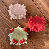 قالب شب یلدایی  سیلیکونی و  شمع قلمی