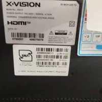 تلویزیون  ایکس ویژن ۵۵ اینچ پنل شکسته