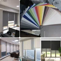 انواع پرده شید اسکرین بلک اوت برقی دستی۲۰ دقیقه ای